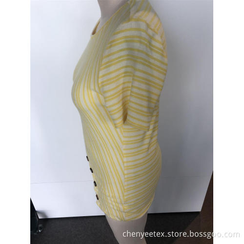 Twill stitching a short-sleeved dress